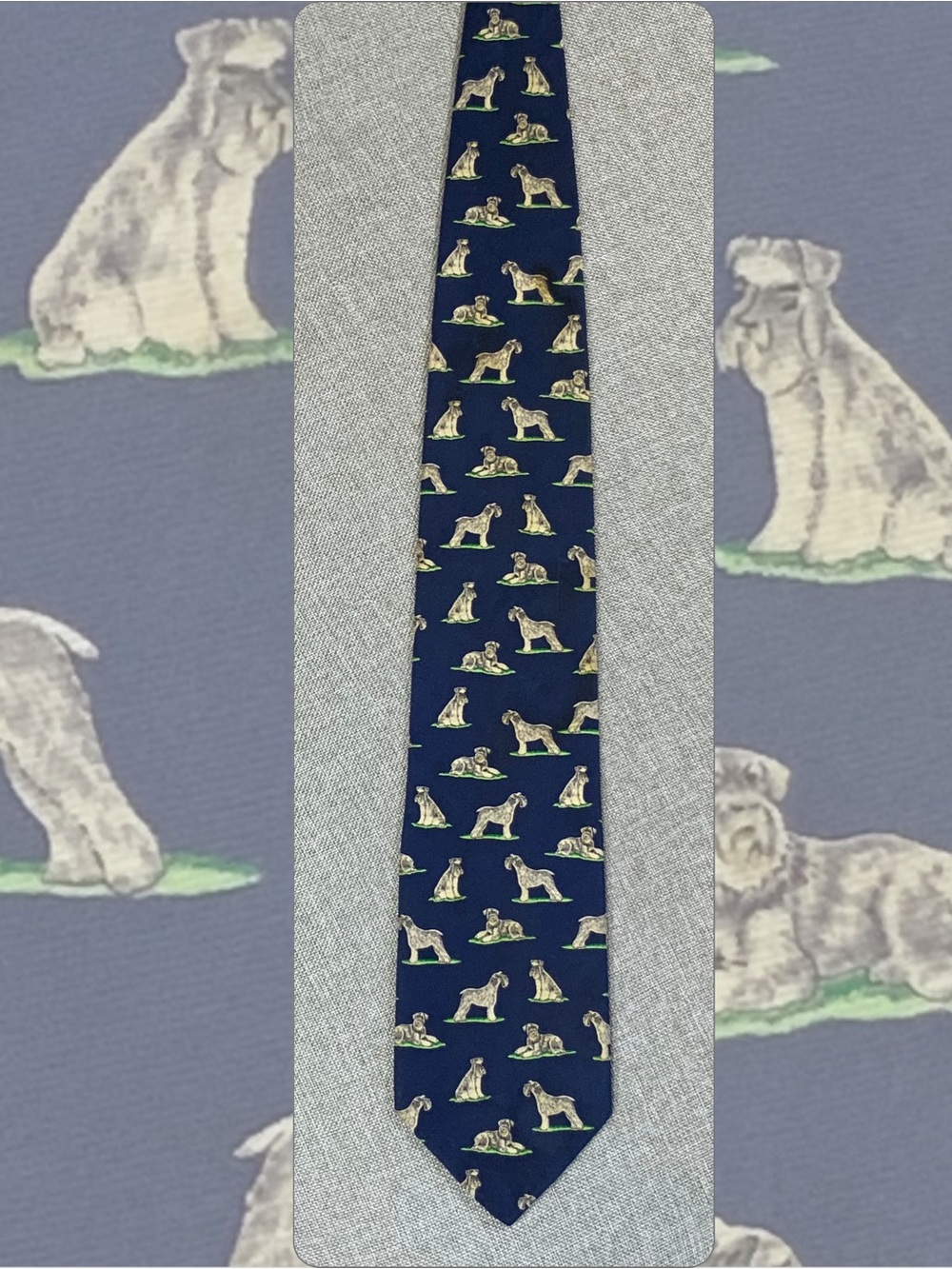 Alynn Schnauzer Silk Tie